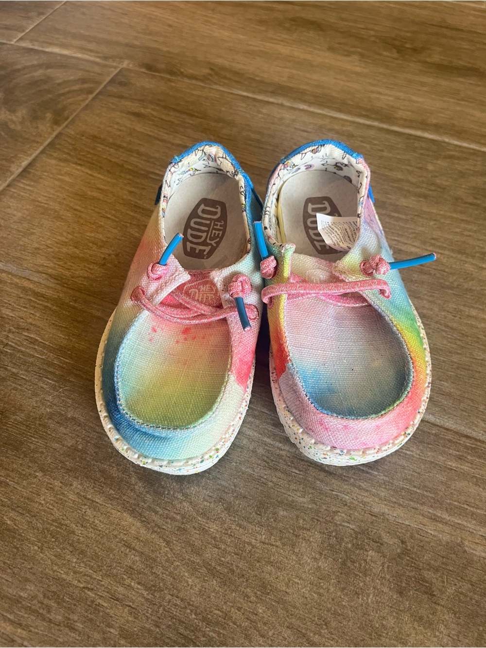 Hey Dude Kids Tie-Dye Hey Dudes - Pink, Blue, Green, Yellow